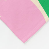 Couverture Polaire Mixbande de fleurs (Coin)