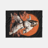 Couverture Polaire Mixed martial art Bet Hound Chien Karate (Devant (Horizontal))