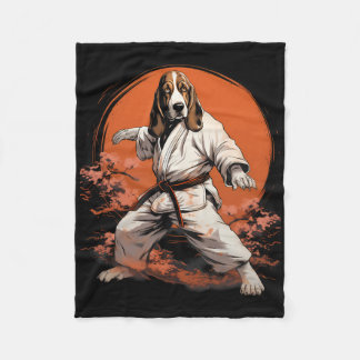 Couverture Polaire Mixed martial art Bet Hound Chien Karate