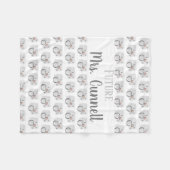 Couverture Polaire Mme engagée Future Bride Ring (Devant (Horizontal))