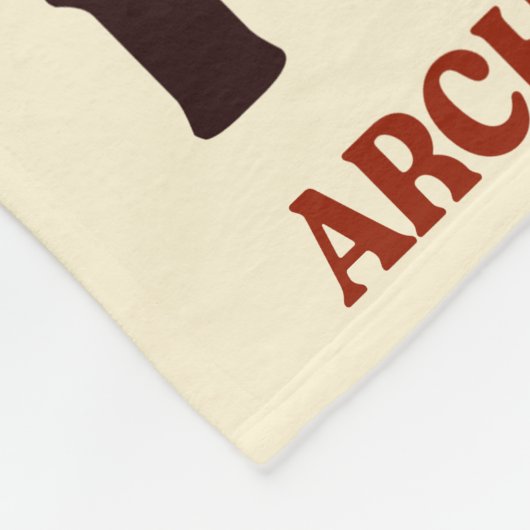 Couverture Polaire Moab Arches National Park Utah Delicate Arch Retro (Coin)