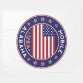 Couverture Polaire Mobile, Alabama (Devant (Horizontal))