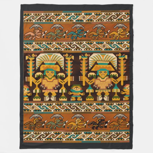 Couverture Polaire Moche royal (Devant)