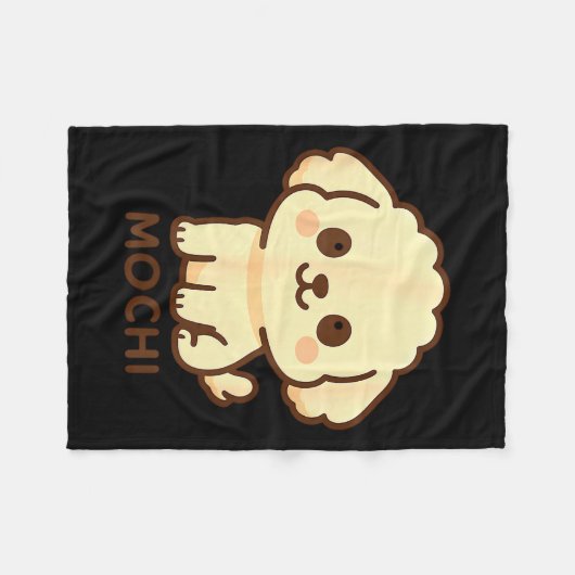 Couverture Polaire Mochi Dog Toy Odle (Devant (Horizontal))