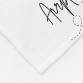 Couverture Polaire Mode avion avec coeur en noir (Coin)