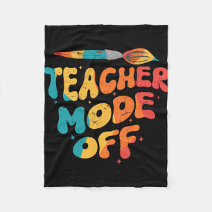 Couverture Polaire Mode Enseignant Dernier Jour De L'école Professeur