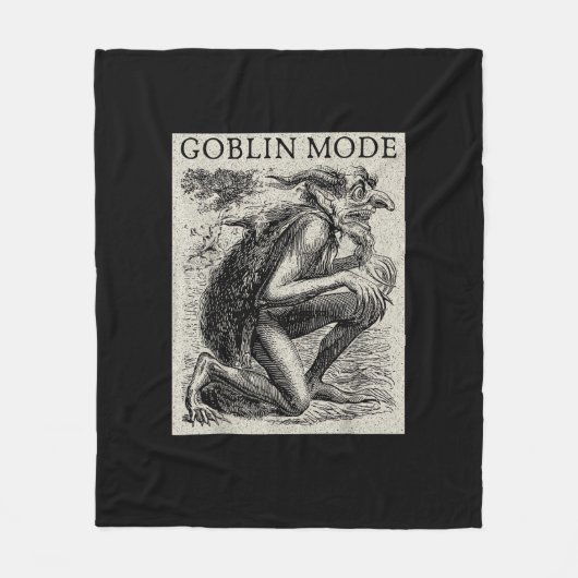 Couverture Polaire Mode Gobelin Goblincore Fairycore Grunge Médiéval (Devant)