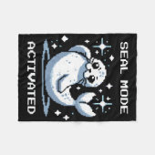 Couverture Polaire Mode Jointure Activé Pixel Art Jointure Rétro Styl (Devant (Horizontal))
