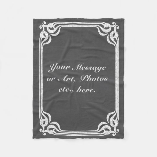 Couverture Polaire Modèle - arrière - plan de tableau avec la (Devant)