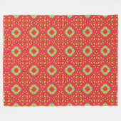 Couverture Polaire Modèle de charme des fêtes de Noël 01 - (Devant (Horizontal))