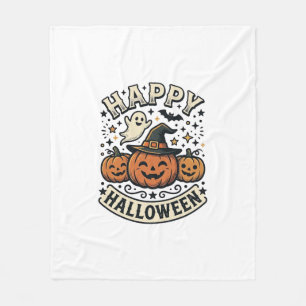 Couverture Polaire Modèle de chemise fantôme citrouille Halloween vin