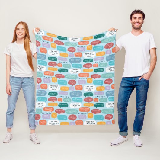 Couverture Polaire Modèle de citation FRIENDS™ (En situation)