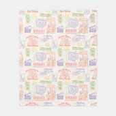 Couverture Polaire Modèle de citations colorées FRIENDS™ (Devant)