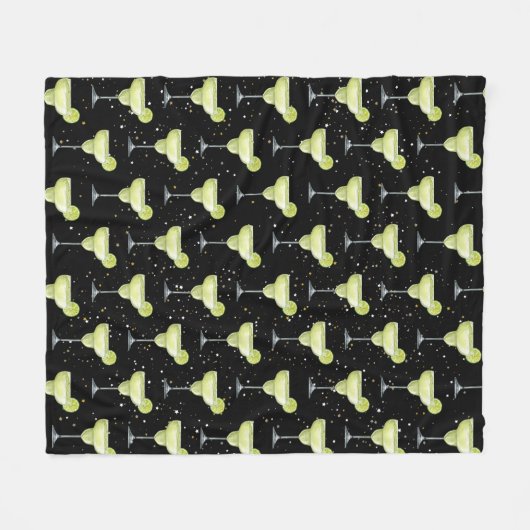 Couverture Polaire Modèle de cocktail Margarita (Devant (Horizontal))