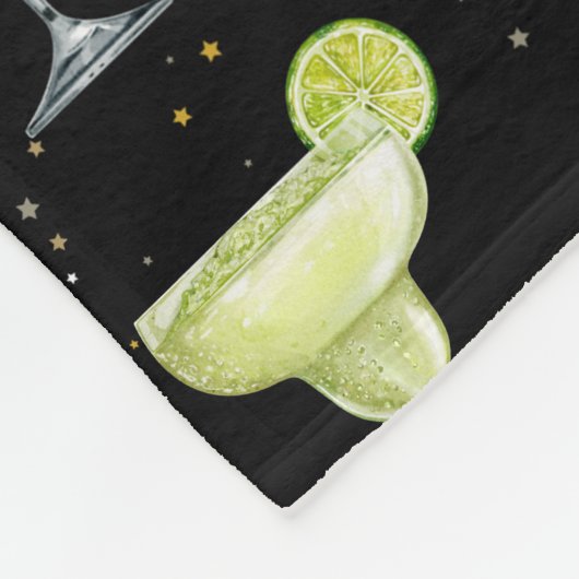 Couverture Polaire Modèle de cocktail Margarita (Coin)