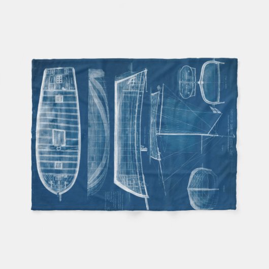 Couverture Polaire Modèle de navire antique II (Devant (Horizontal))