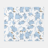 Couverture Polaire Modèle de singe Horton Hears A Who (Devant (Horizontal))