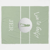 Couverture Polaire Modèle de sport pour dames golfeuses Vert sauge pe (Devant (Horizontal))
