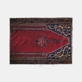 Couverture Polaire Modèle de tapis de prière orientale no2 - Mosquée (Devant (Horizontal))