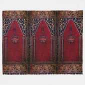 Couverture Polaire Modèle de tapis de prière orientale no2 - Mosquée (Devant (Horizontal))