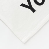 Couverture Polaire Modèle de texte (Coin)
