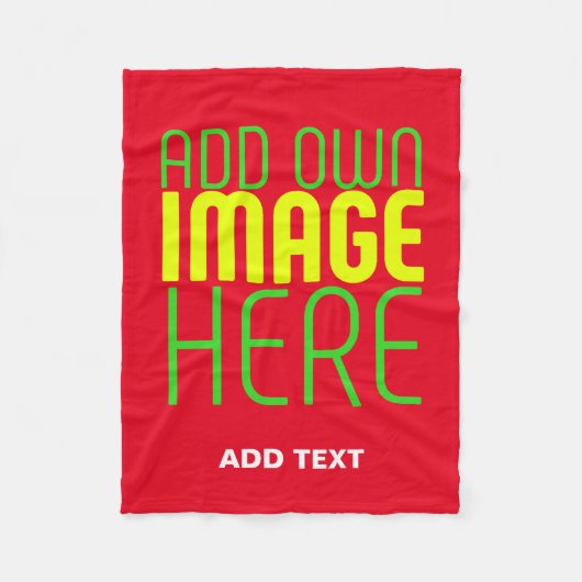 COUVERTURE POLAIRE MODÈLE DE TEXTE D'IMAGE ROUGE SIMPLE MODERNE (Devant)