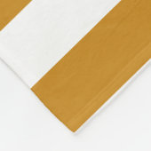 Couverture Polaire Modèle décoratif Brown moderne rayé blanc (Coin)