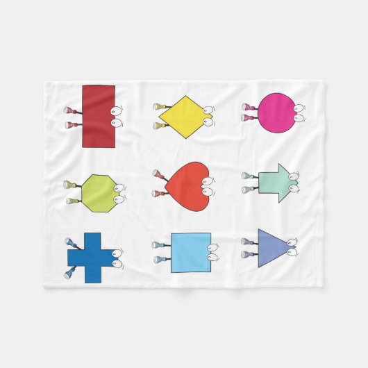 Couverture Polaire Modèle d'illustration de caractères de forme mûre (Devant (Horizontal))