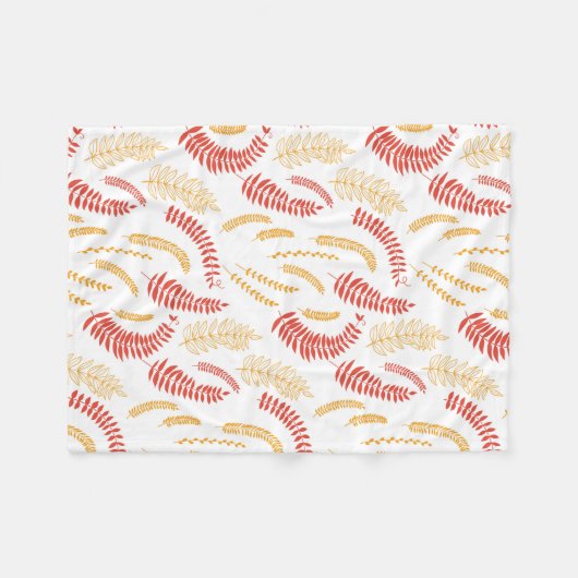 Couverture Polaire Modèle floral (Devant (Horizontal))