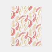 Couverture Polaire Modèle floral (Devant)