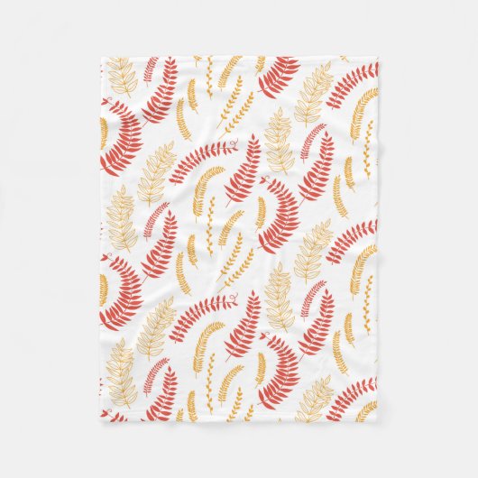 Couverture Polaire Modèle floral (Devant)