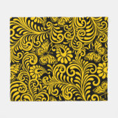 COUVERTURE POLAIRE MODÈLE FLORAL (Devant (Horizontal))