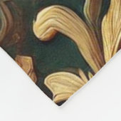 Couverture Polaire Modèle Floral Baroque Royal (Coin)