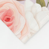 Couverture Polaire Modèle floral classique (Coin)