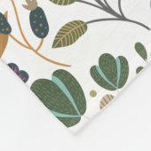 Couverture Polaire Modèle floral coloré (Coin)