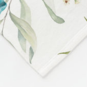 Couverture Polaire Modèle floral du jardin (Coin)