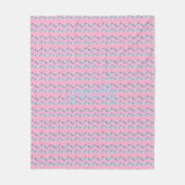 Couverture Polaire Modèle Floral Rustique Moderne (Devant)