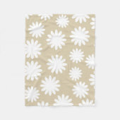 Couverture Polaire Modèle floral simple (Devant)