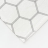 Couverture Polaire Modèle hexagone motif Honeypeb (Coin)