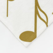 Couverture Polaire Modèle musical (Coin)