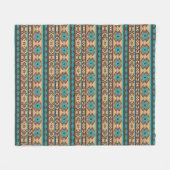 Couverture Polaire Modèle tribal ethnique du sud-ouest (Devant (Horizontal))