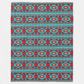 Couverture Polaire Modèle tribal ethnique du sud-ouest (Devant)