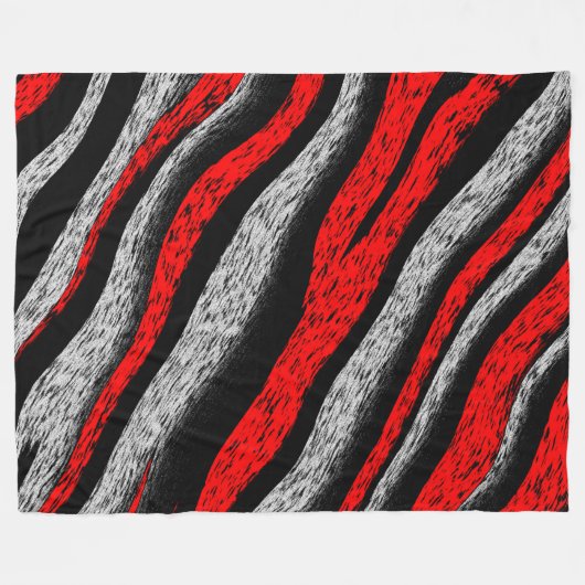 Couverture Polaire Modèle Zebra (Devant (Horizontal))