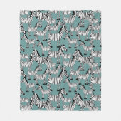 Couverture Polaire Modèle zèbre (Devant)