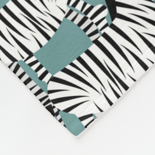 Couverture Polaire Modèle zèbre (Coin)