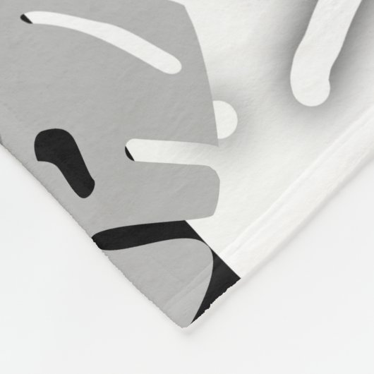 Couverture Polaire Modern abstract floral art (Coin)