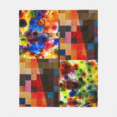 Couverture Polaire Modern Art Fusion (Devant)