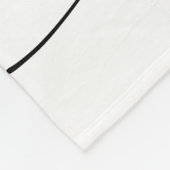 Couverture Polaire Modern Best Dog Papa Jamais Photo Script manuscrit (Coin)