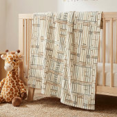 Couverture Polaire Modern Boho Linear Geometric ID1276