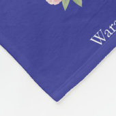 Couverture Polaire Modern Botanical Floral (Coin)